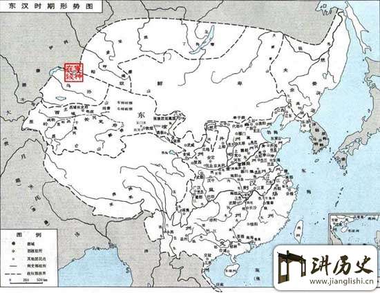 汉朝地图——中国古代汉朝地图